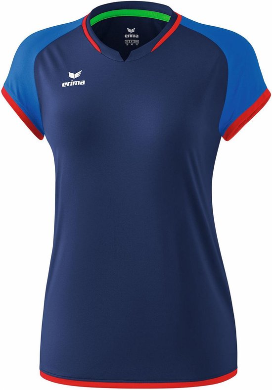 Erima Sportshirt - Maat 34  - Vrouwen - navy/blauw/rood