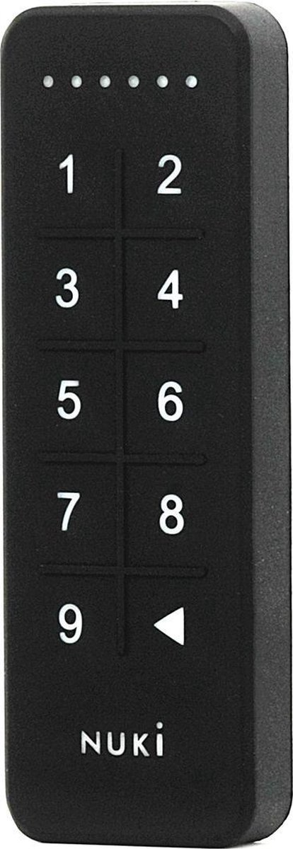 NUKI Keypad Elektrisch deurslot - Zonder smartphone openen - Toegangscode- Slim keypad - Zwart - Nuki