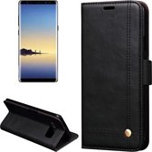 Tuff-luv - Faux leren book-stand case voor de Samsung Galaxy note 8 - zwart