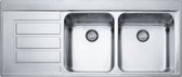 Franke spoelbak Epos EOX 221 vlakbouw / slimtop links EOX221R1