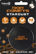 Dog Comets Ball Stardust - Hondenspeelgoed - Hondenbal - Ø6 cm - 1 stuk - Natuurlijk rubber - Oranje/Zwart