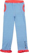 Ducksday UV zwemlegging meisjes - lange broek - UPF50+ - Blue stripe - 8 jaar