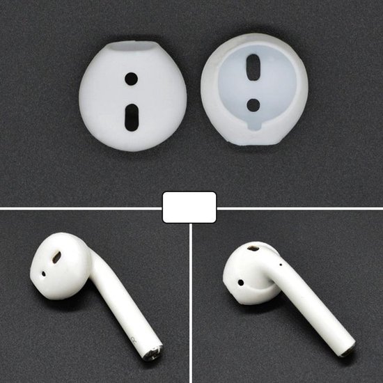 2 pièces écouteurs Bluetooth sans fil cache-oreilles en silicone pour Apple  AirPods... | bol.com