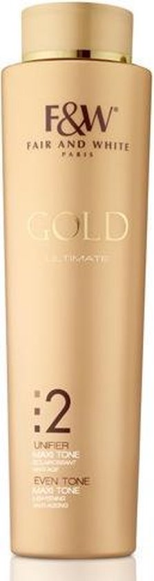 Fair And White Gold Ultimate Maxi Tone Lightening Rajeunissant Lotion 350  ml | bol