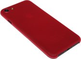 Rood kunststof hoesje Geschikt voor iPhone 8 Plus/ 7 Plus