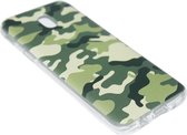 Camouflage hoesje siliconen Geschikt voor Samsung Galaxy J7 (2017)