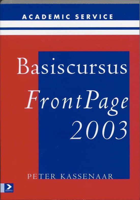 Cover van het boek 'Basiscursus FrontPage / 2003' van Peter Kassenaar