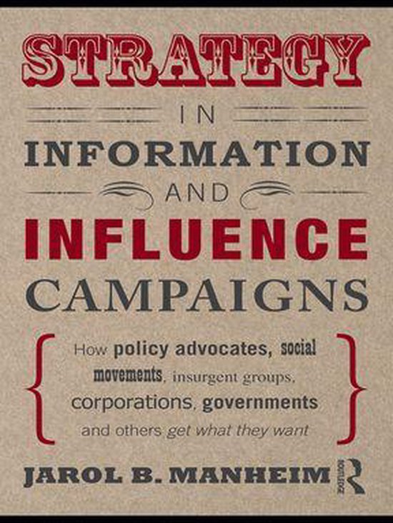 Strategy in Information and Influence Campaigns - cover
