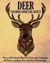 Deer Coloring Book for Adults