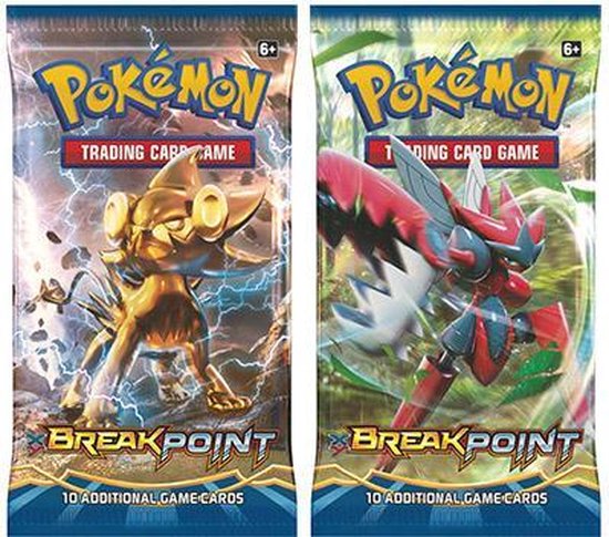 Pellen Onbevreesd straal 2 pakjes Pokemon Kaarten - Break Point | Games | bol.com