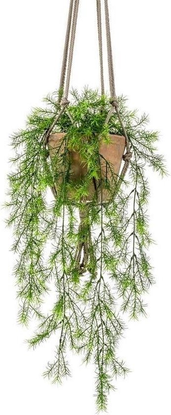 Verbazingwekkend bol.com | Kunst hangplant varen in oude terracotta pot 16 cm MW-69