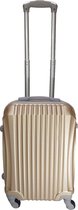 Handbagage koffer 55cm 4 wielen trolley - Champagne