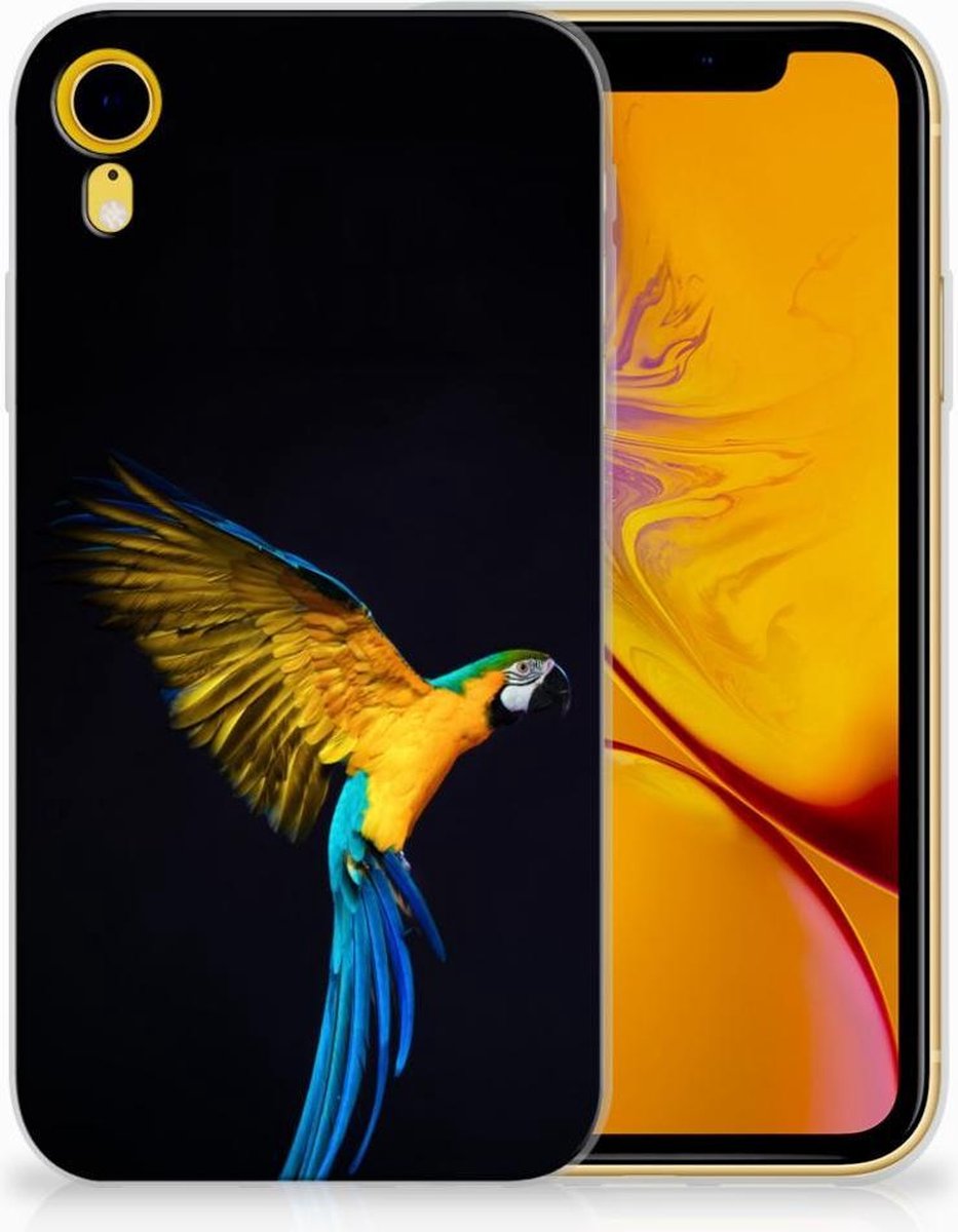 Apple iPhone Xr TPU Hoesje Papegaai