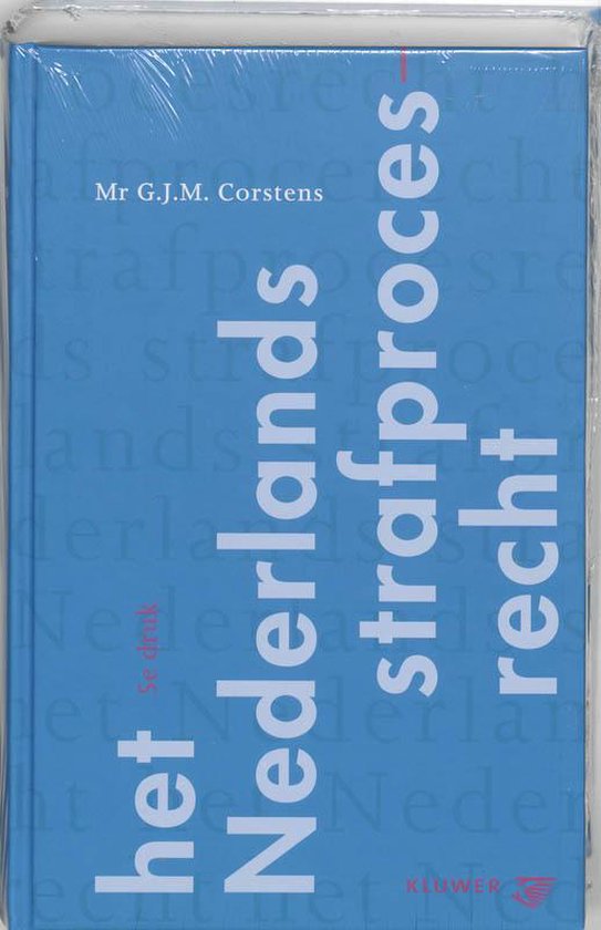 Het Nederlands strafprocesrecht - cover