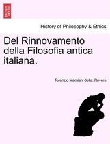 Del Rinnovamento della Filosofia antica italiana.