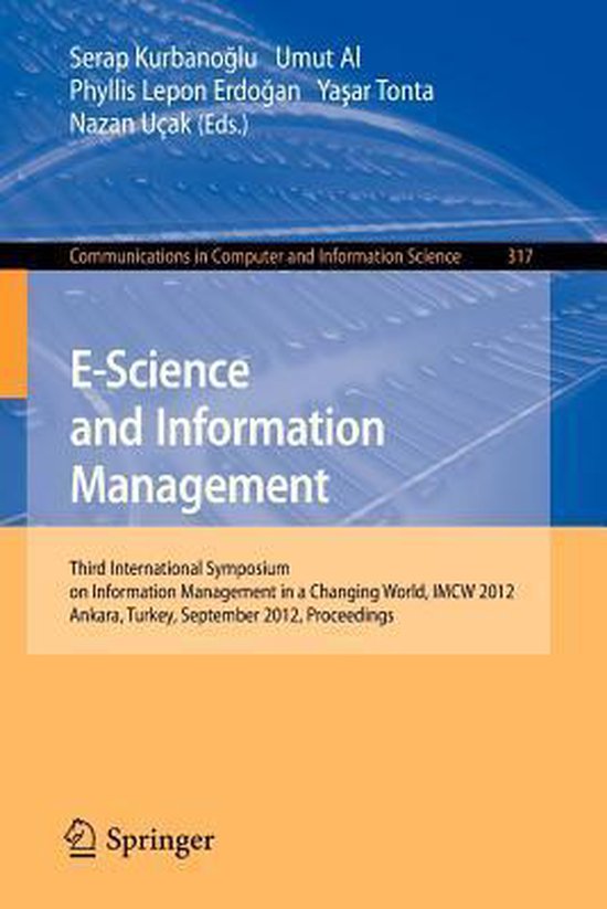 E-Science And Information Management - cover