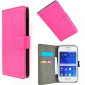 Samsung Galaxy pocket 2 Wallet Bookcase hoesje Roze