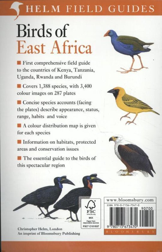 Field Guilde To Birds Of E Africa - Terry Stevenson