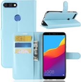 Book Case - Huawei Y7 (2018) Hoesje - Lichtblauw
