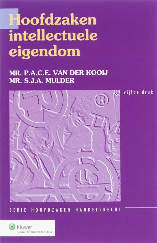 Hoofdzaken Intellectuele Eigendom - cover