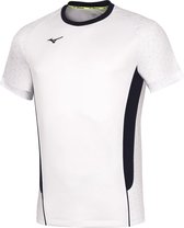Mizuno Sportshirt - Maat S  - Vrouwen - wit/zwart