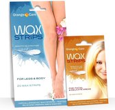 Orange Care Wax Strips - Benen en lichaam - Ontharen - Waxen - Lichaamshaar verwijderen - Waxstrips