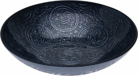 Porcelain Fruit Bowl Cm.21 H.2,8 Kintsugi-N'1