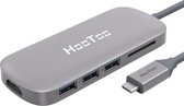 HOOTOO USB-C-Hub - 5 in 1 - HDMI, USB 3.0 en SD-kaart - Grijs