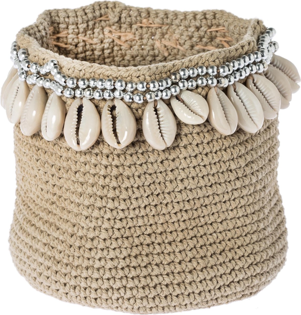 Riverdale Sfeerlicht Shells bruin 12cm