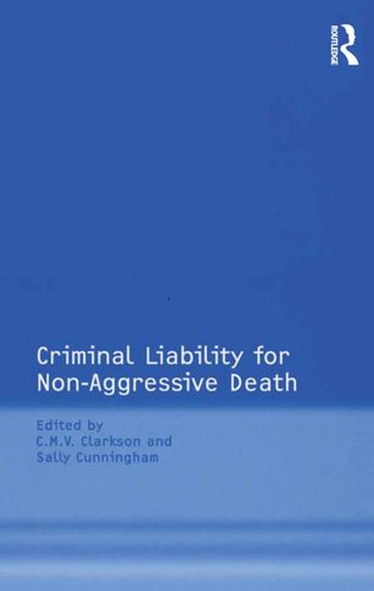 Criminal Liability for Non-Aggressive Death - cover