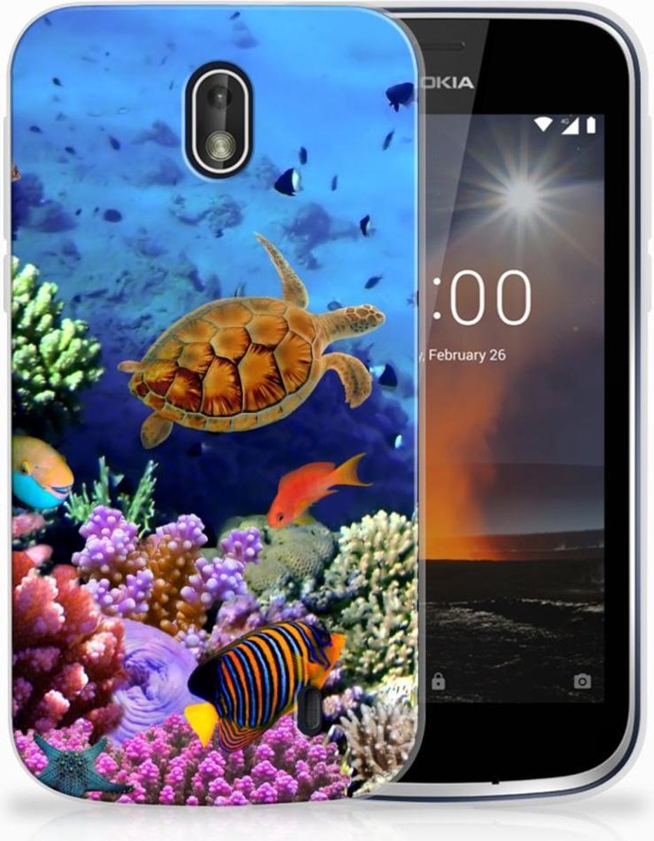 Nokia 1 TPU Hoesje Vissen