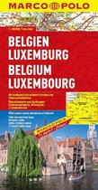 MARCO POLO Länderkarte Belgien, Luxemburg 1 : 300 000