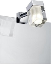 Trio Leuchten Cubo - Spiegel verlichting - 1 lichts - H 70 mm - chroom