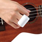 Ukulele Ritme Zand Shaker - Muziek Vinger Ring - Gitaar Accessoires - Gitaar Ritmeshaker op de maat - 1 stuks wit