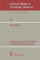 Unobstructed Shortest Paths in Polyhedral Environments