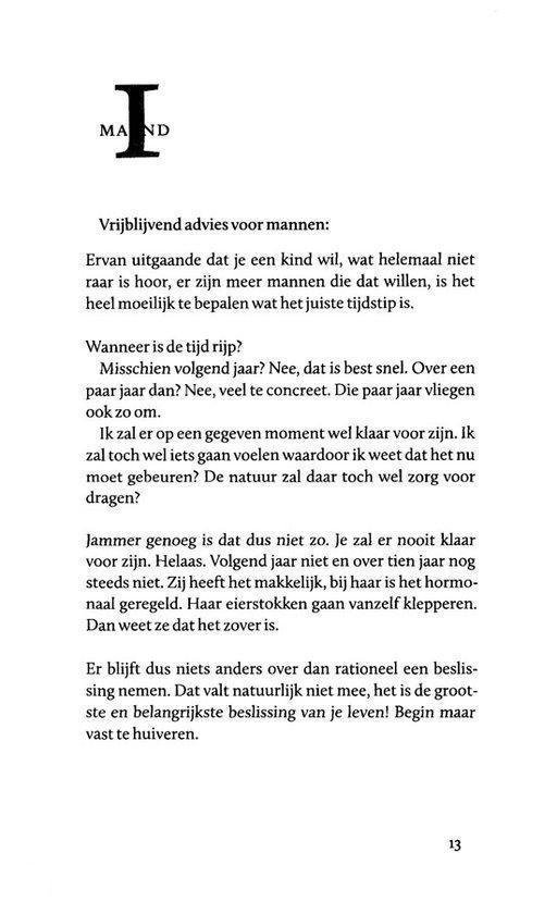 Bladzijde 13 van het boek 'Ik, Papa'.