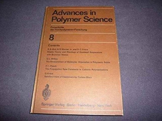 Advances in Polymer Science - cover