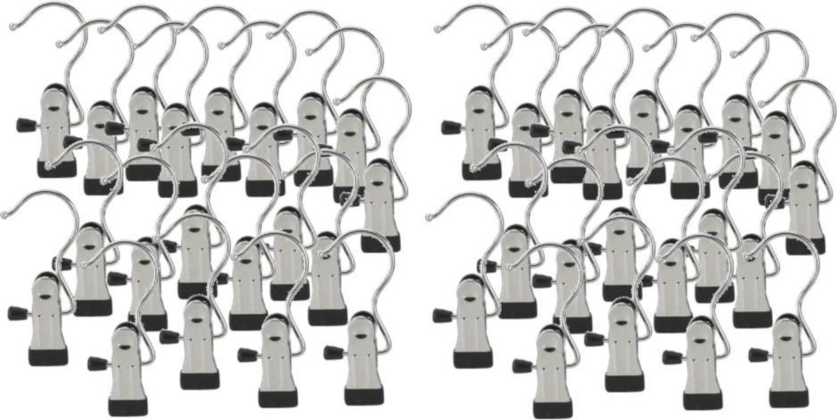 Set van 50 laarzenknijpers / laarsklemmen met antislip