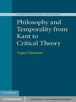 Modern European Philosophy -  Philosophy and Temporality from Kant to Critical Theory