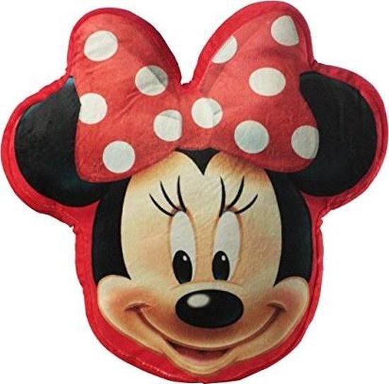 Disney Kussen Minnie Mouse 35 Cm Pluche Rood | bol.com