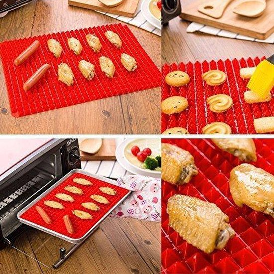 18/20/44 Eclair Gebak Niet Stick Siliconen Mat Bakken Liner Sheet Macaron Koekje Taart Brood Cake Mold voor Bakken Accessoires Zoetwaren Gereedschap, Bakvormen Mat, Cake Brood Bakvorm (44 Eclair