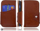 Devills Cognac Samsung Galaxy S3 Mini Leather Wallet/Book Case