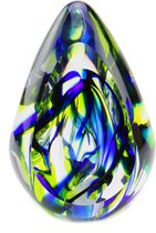 Glasobject Premium Mini urn glas Aurora Blue