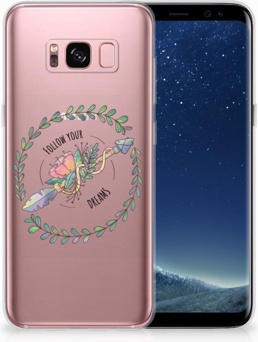Samsung Galaxy S8 Telefoonhoesje met Naam Boho Dreams