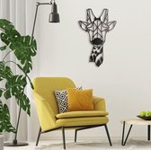 Metalen Decoratie - Giraffe - Wanddecoratie - Hoagard Wall Deco | Muurdecoratie | Perfecte Cadeau Idee Voor Dierenliefhebbers en Natuurliefhebbers