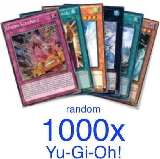 1000 verschillende Yu-Gi-Oh spelkaarten | Japans Kaartspellen | Yu-Gi-Oh! 1000 kaarten | 1000 stuks Yu Gi Oh | Trading Cards | Kinderen | Jongvolwassenen