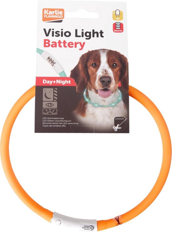 Beringstraat weg te verspillen Koel Siliconen halsband met licht - Honden halsband met licht - Halsband met  licht - Led... | bol.com