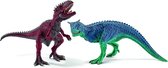 Carnotaurus en gianotosaurus klein Schleich