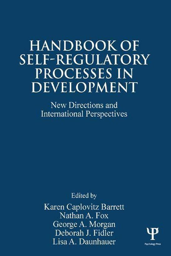 Handbook of Self-Regulatory Processes in Development - cover