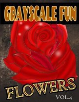 Grayscale Fun Flowers Vol.4